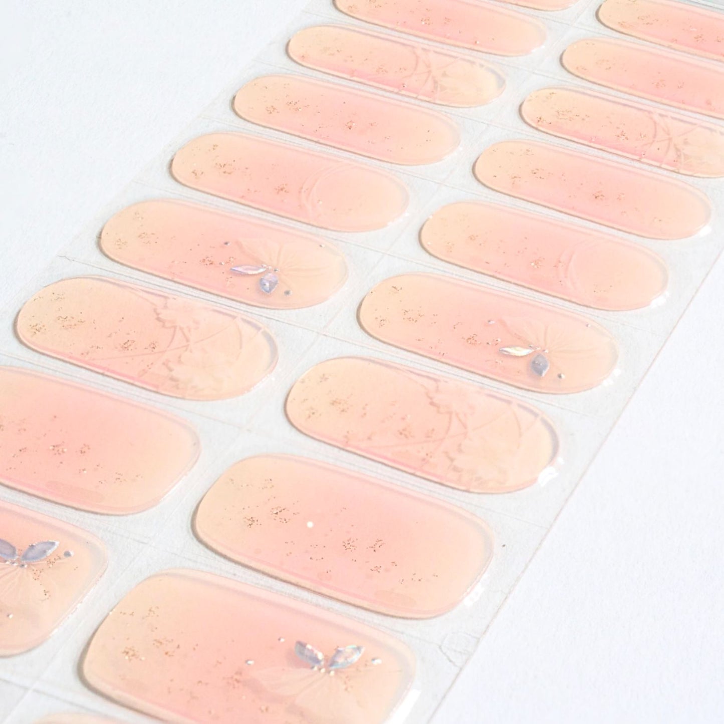 Semi Cured Gel Nail Strips - Butterfly (In Stock)