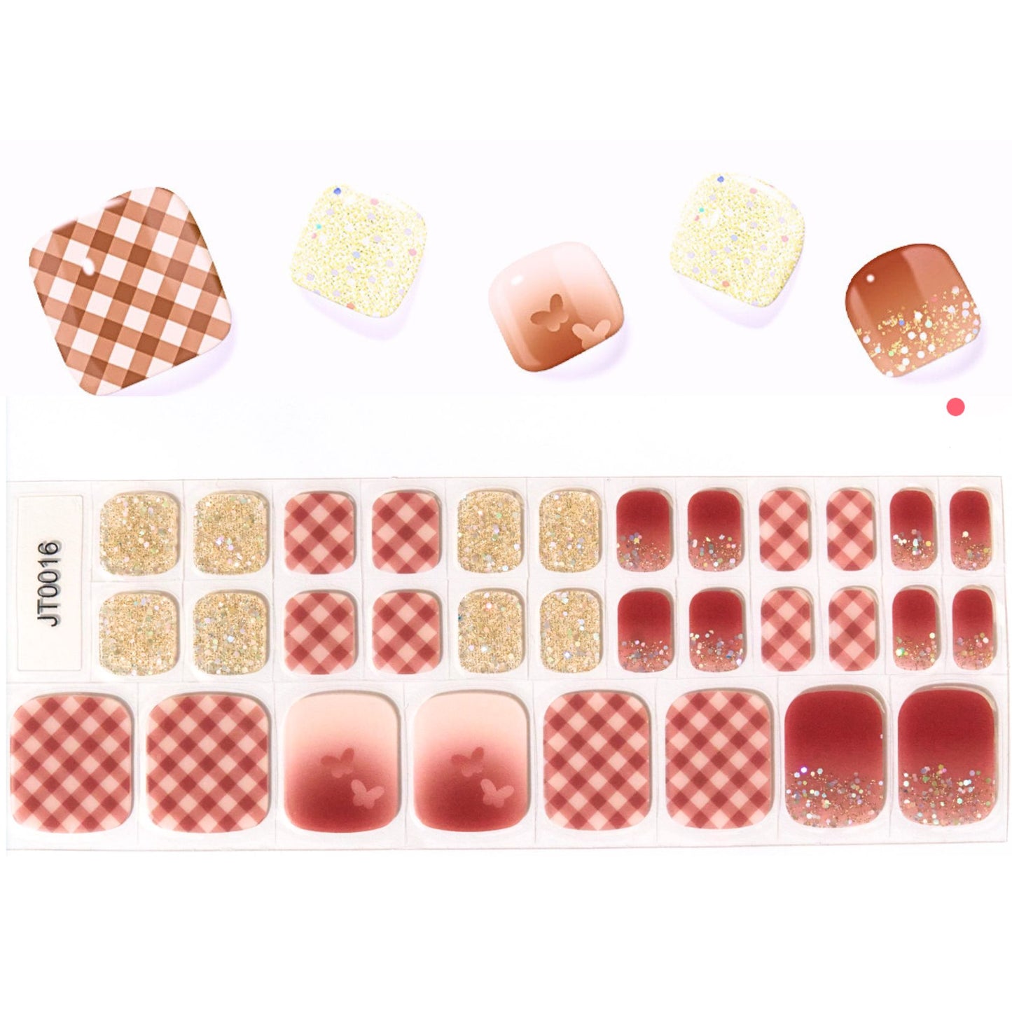 Autumn Picnic (預購) 腳甲 凝膠指甲貼