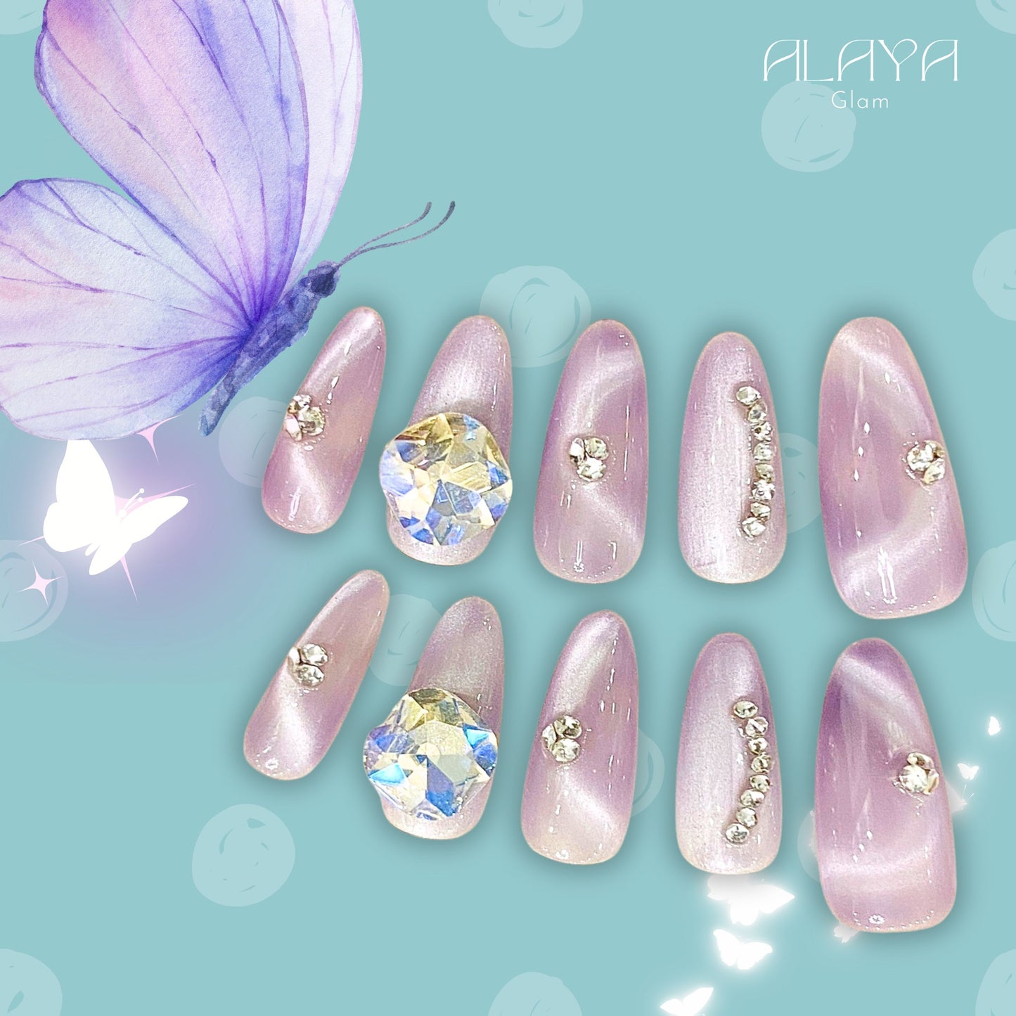 Purple Cat Eyes Gemstones