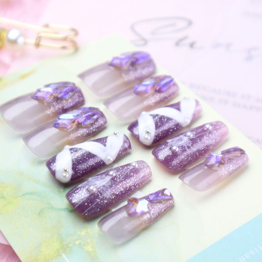 Glamorous - Butterfly Dream Press-on Nails - Alaya Glam