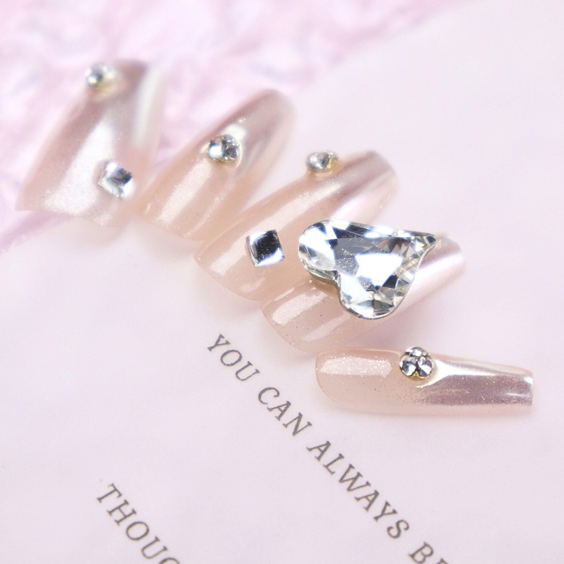 Glamorous - Opulent Blush Press-on Nails - Alaya Glam