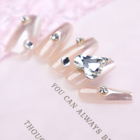Glamorous - Opulent Blush Press-on Nails - Alaya Glam