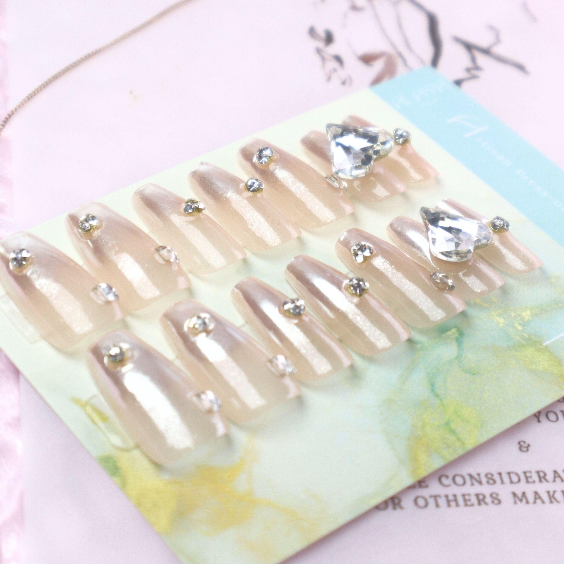 Glamorous - Opulent Blush Press-on Nails - Alaya Glam