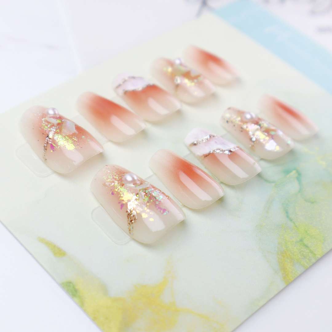 Blush Dream 純手工光療美甲貼片