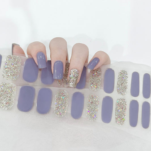 Ash Purple Glitter Mix