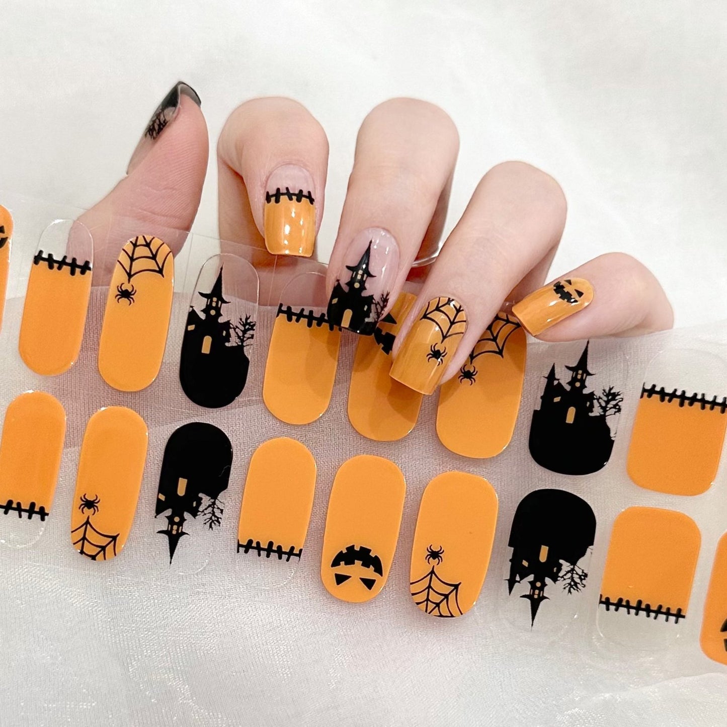 The Pumpkin Halloween Gel Nail Strips