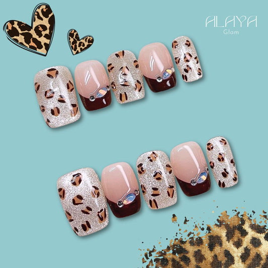 Leopard Press On Nails