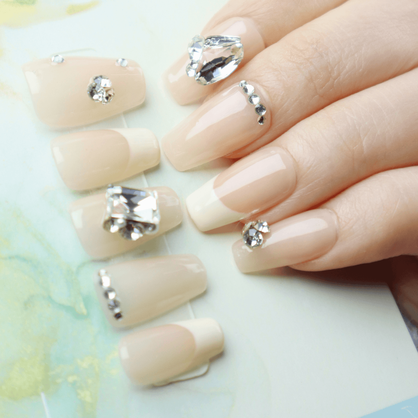 Glamorous - Enchanté French Press-on Nails - Alaya Glam