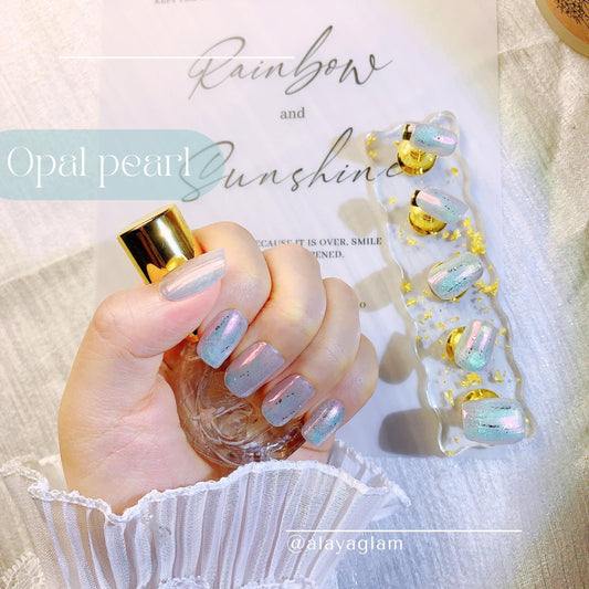 Pure Essence - Opal Pearl Press-on Nails - Alaya Glam